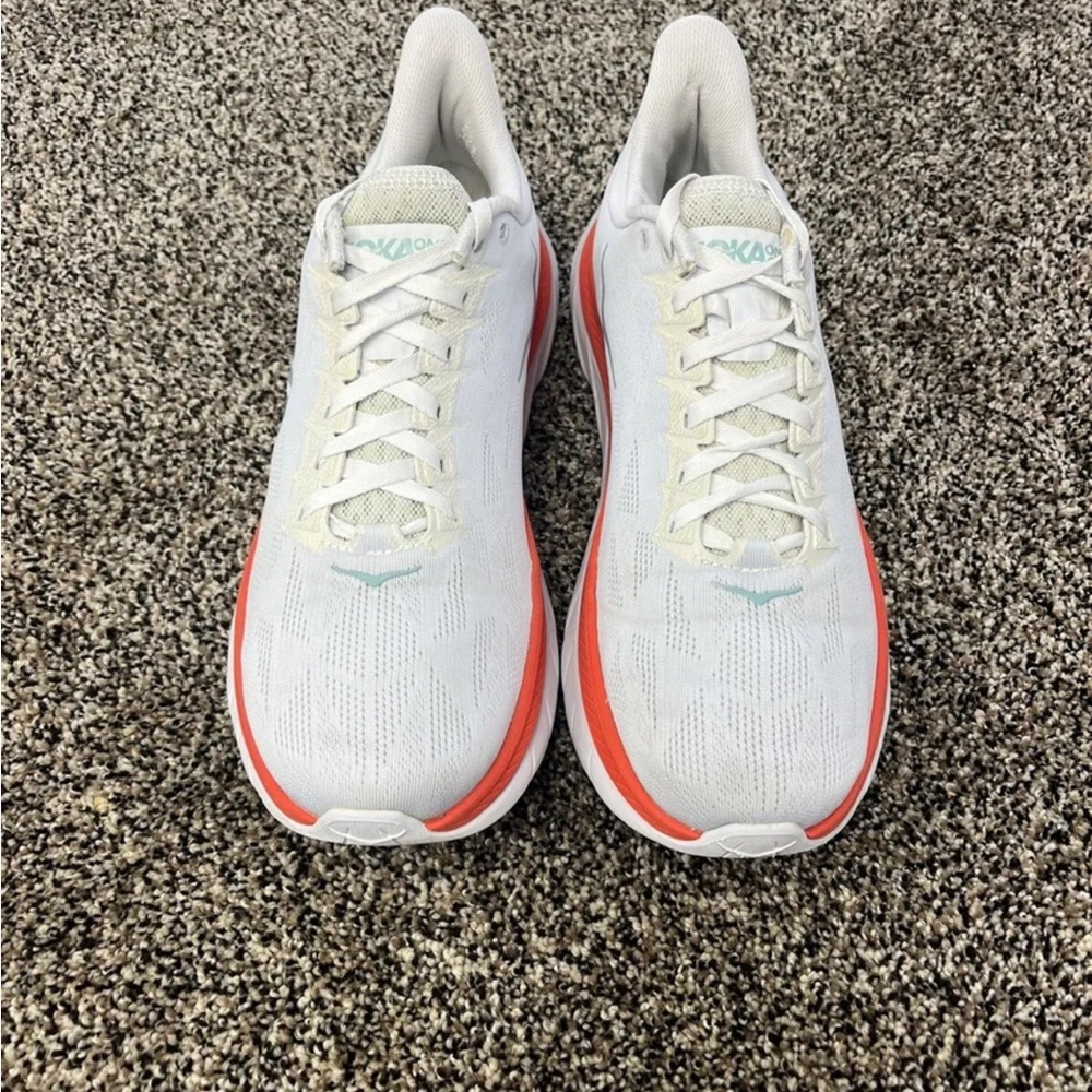 Hoka One One Mach 4 Mens White Fiesta ProFly Running Shoes Size 11.5